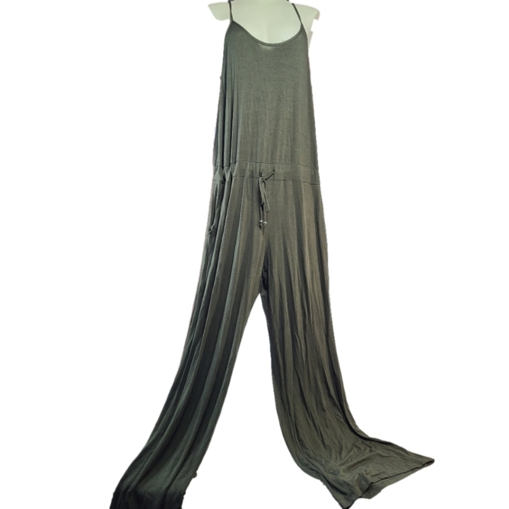 Cherish Olive Jumpsuit